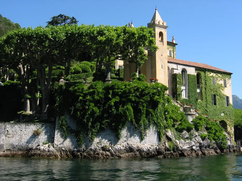 Villa del Balbianello from Lake