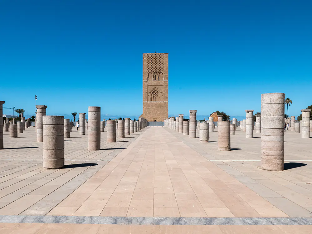 Rabat Ruinen Almohaden Moschee