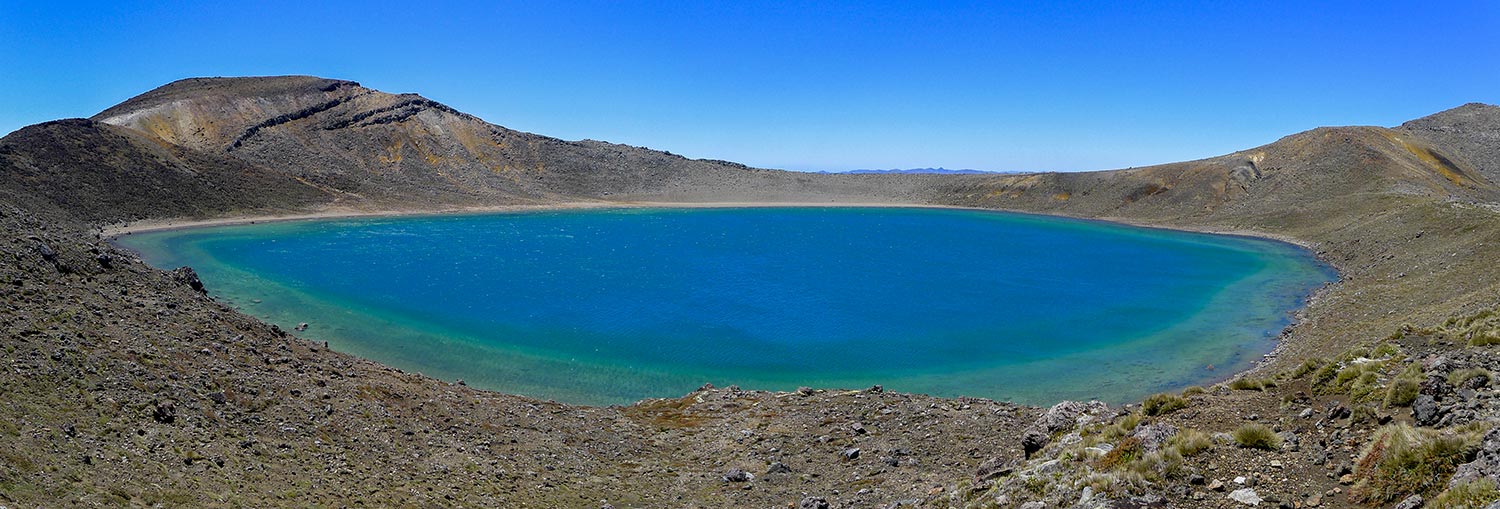 Tongariro Alpine Crossing - Blue Lake