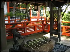 Kyoto Kurama Infront Of Tenporin Do