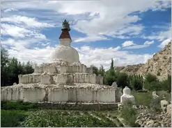 Stupa at Shey Palace