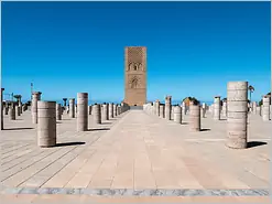 Rabat Ruinen Almohaden Moschee