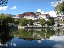 Lhasa Potala Palace Lake