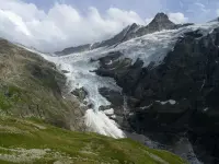 Glecksteinhuette Gletscher
