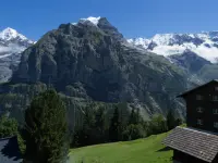 Muerren Moench Jungfrau Gletscherhorn